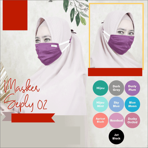 MASKER SEPLY 02 KATUN LOGO LABEL