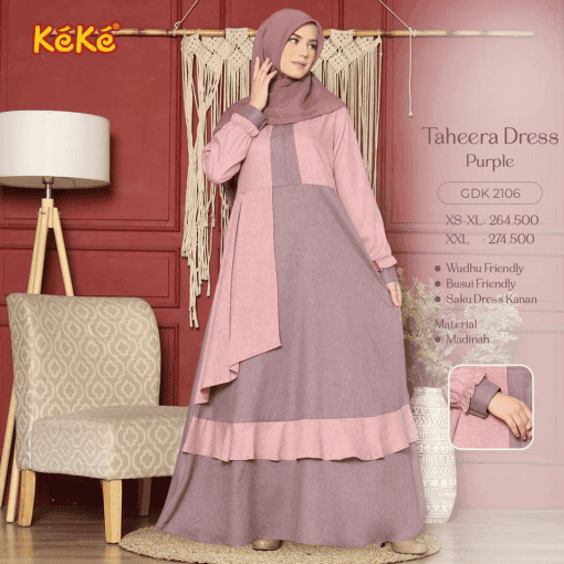 KEKE TAHEERA DRESS PURPLE