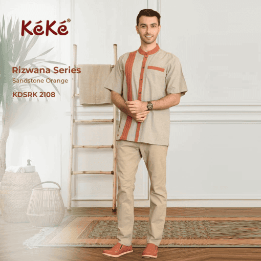 KEKE RIZWANA SERIES KDSR K 2108 SANDSTONE ORANGE