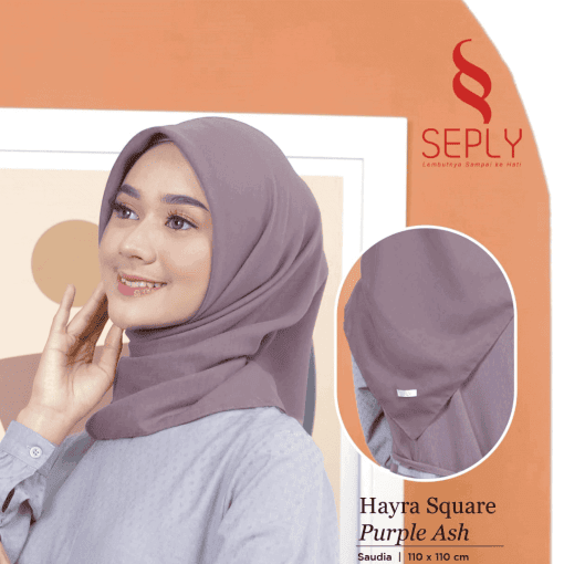 HAYRA SQUARE PURPLE ASH