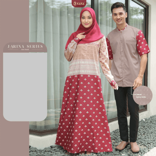 KEKE JARINA SERIES DRESS RED SAND