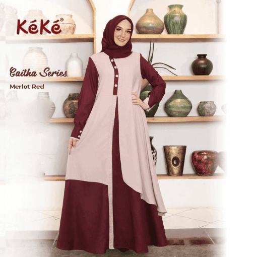 KEKE GAITHA GDSR K 2104 MERLOT RED