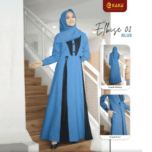 KEKE ELBISE 02 BLUE