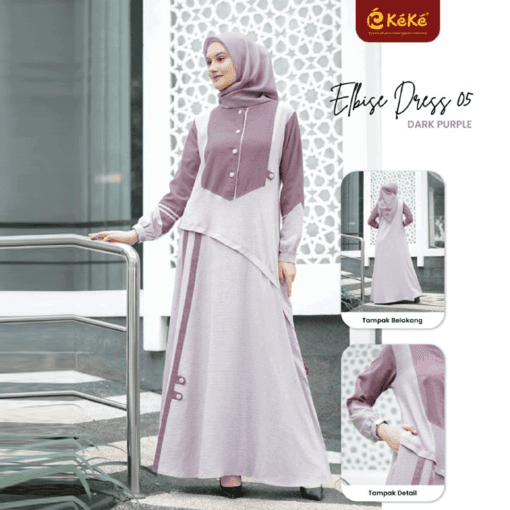 KEKE ELBISE 05 DARK PURPLE