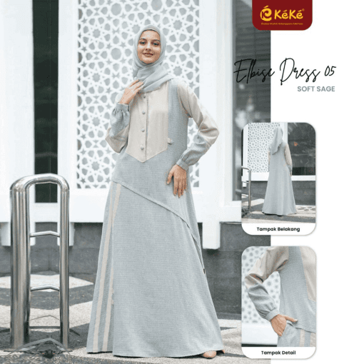 KEKE ELBISE 05 SOFT SAGE
