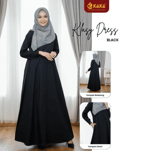 KLASY DRESS 01 BLACK
