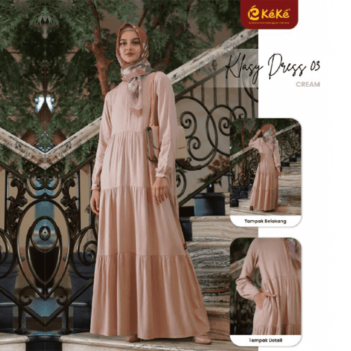 KLASY DRESS 03 CREAM