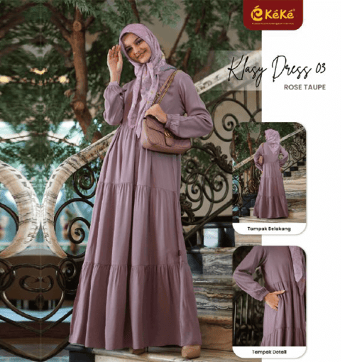 KLASY DRESS 03 ROSE TAUPE