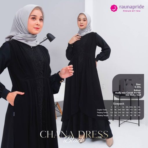 CHANA DRESS BLACK