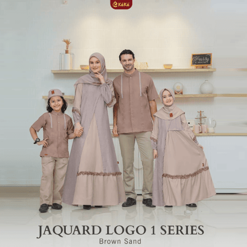 KEKE JAQUARD LOGO 1 SERIES BROWN SAND