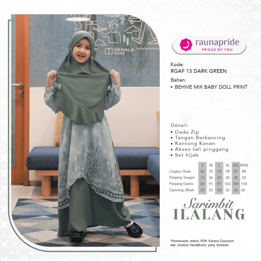 RAUNA ILALANG 13 DARK GREEN - Image 5