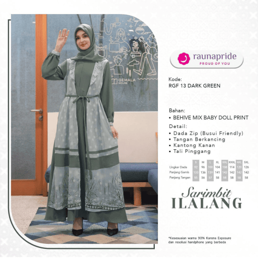 RAUNA ILALANG 13 DARK GREEN - Image 3