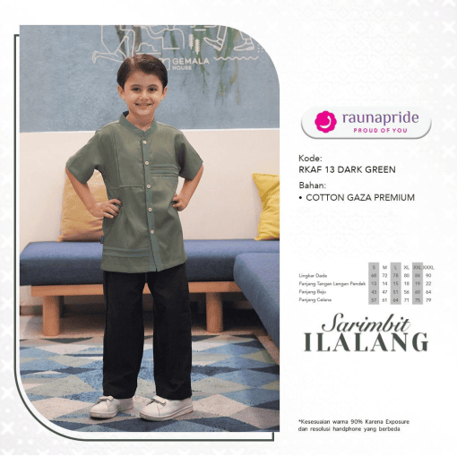 RAUNA ILALANG 13 DARK GREEN - Image 4