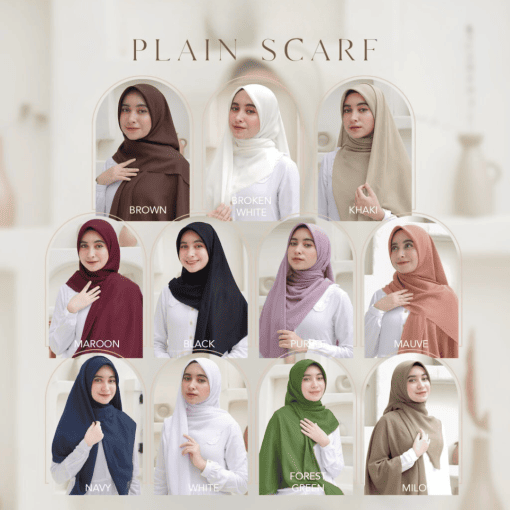 RAUNA PLAIN SCARF